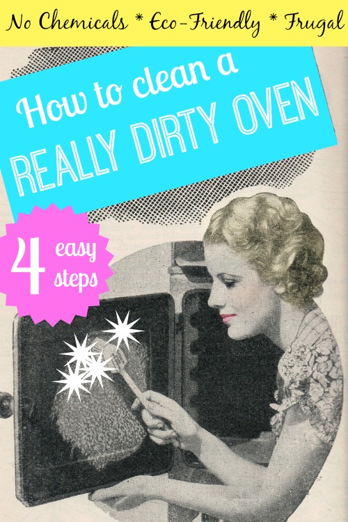 how to clean a dirty oven