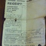 1978 shopping receipt