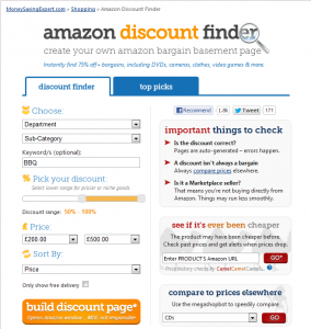 amazon discount finder