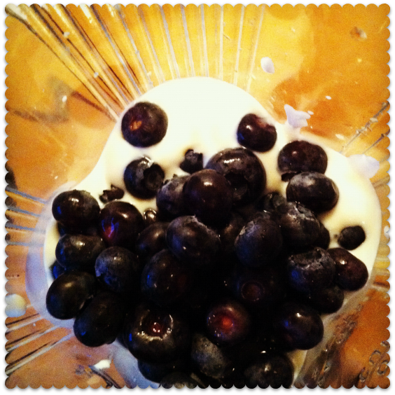 blender blueberry smoothie