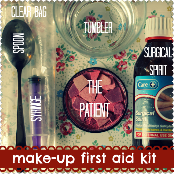 make-up first aid kit