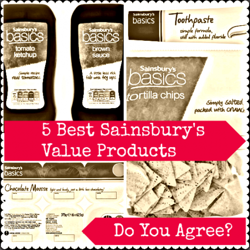 best sainsburys value products