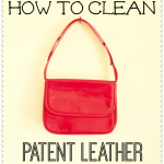 how to clean patent leather shoes & bags