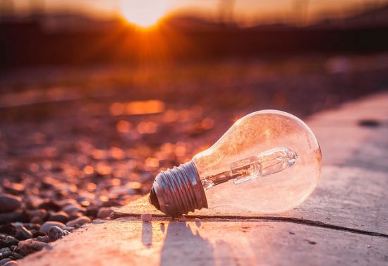 halogen light bulb - save money on energy bills